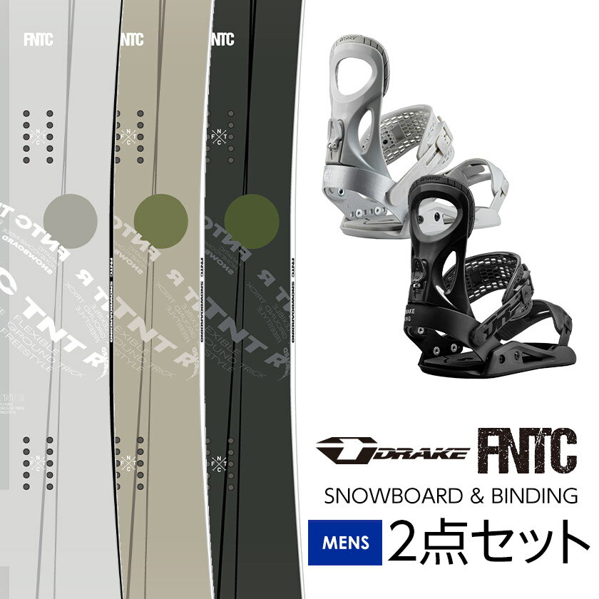 Genius - 取付無料 FNTC エフエヌティーシー TNT R スノーボード ＆ KING キング バインディング 2点セット 24-25 2025