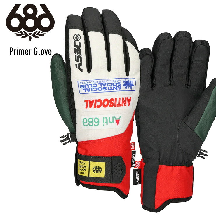 樂天商城 - 2026 686 シックスエイトシックス Primer Glove プライマーグローブ スノーボード 五本指 グローブ スノボーグローブ スキーグローブ 【JSBCスノータウン】