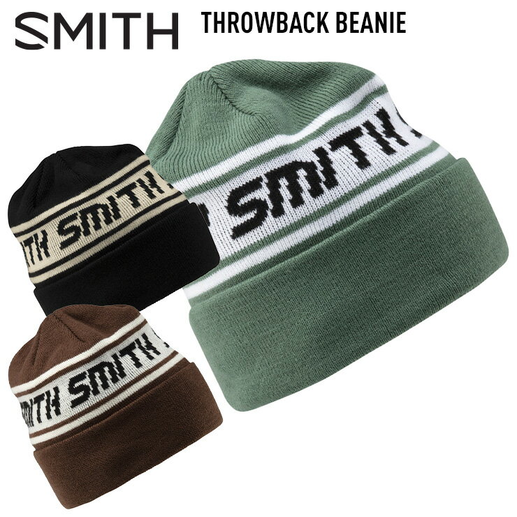 正規品 SMITH スミス THROWBACK BEANIE スロウバック ビーニー 防寒 ニット帽 スノーボード キャップ