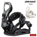 【15日まで使える最大2500円オフクーポン】早期予約 25-26 2026 DRAKE ドレイク QUEEN クイーン スノーボード ビンディング バインディ...