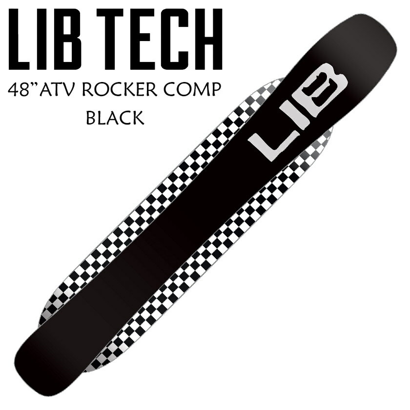 Satoru - 25-26 2026 LIBTECH リブテック SNOWSKATE 48” ATV ROCKER COMP ブラック スノースケート