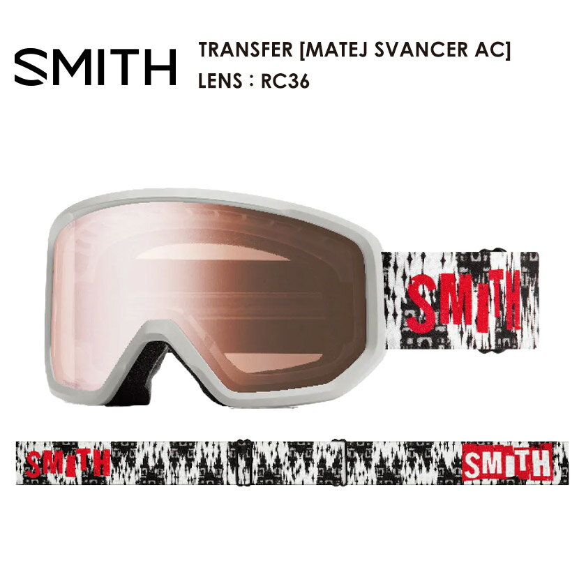 乐天商城 - 早期予約 26-27 2027 SMITH スミス TRANSFER [MATEJ SVANCER AC] RC36 トランスファー ゴーグル