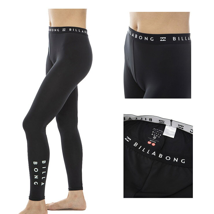 2024年春夏モデル BILLABONG ビラボン レディース LOGO BAND UV LEGGINGS UVレギン...