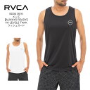 2023年春夏モデル RVCA ルーカ メンズ ALWAYS READY VA LEVELS TANK ラッシュガード BD041816 アウトドア