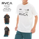 【1/15まで使える最大2500円引きクーポン】2023年春夏モデル RVCA ルーカ メンズ SURF TEE ALL BRAND SS ラッシュガード BD041853 アウトドア