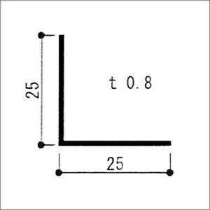 ����ߥ��󥰥� �����ʡ���������� 0.8x25x25x3640mm �� �ۥ磻�� L���󥰥� L�� DIY ��������ѷ��� �ڢ������ӥ����å��б����ʤǤ���