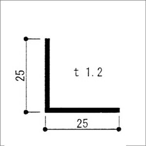 ����ߥ��󥰥� �����ʡ��� 1.2x25x25x4000mm ����ޥ��ȥ���С� L���󥰥� L�� DIY ��������ѷ��� �ڢ������ӥ����å��б����ʤǤ���