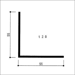 ����ߥ��󥰥� �����ʡ��� 2.0x55x55x4000mm ����ޥ��ȥ���С� L���󥰥� L�� DIY ��������ѷ��� �ڢ������ӥ����å��б����ʤǤ���