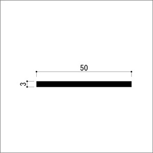 アルミフラットバー 平角 平角棒 3x50x4000mm アイボリー 見切り 平板 DIY アルミ...