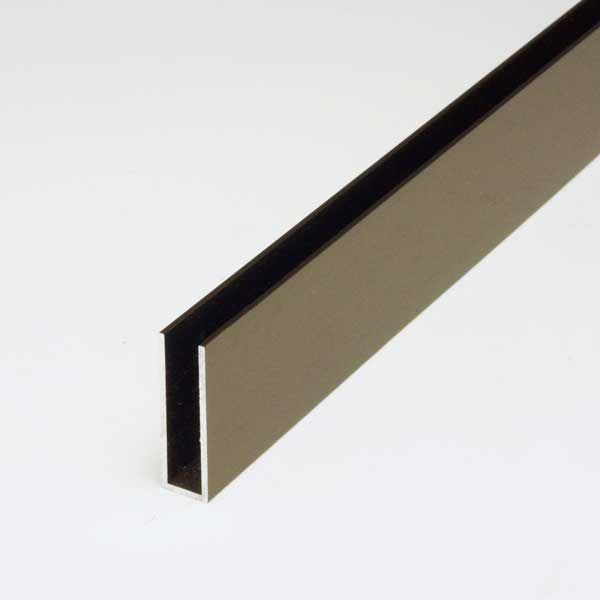 アルミ破損止 チャンネル材 5x30x2000mm ブロンズ コの字 C型 コ型 アルミフレーム 枠 DIY アルミ汎用型材