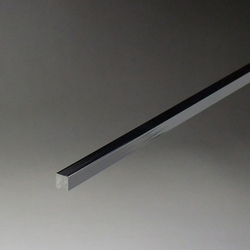 アルミ角棒 9x9x1850mm クロームメッキ