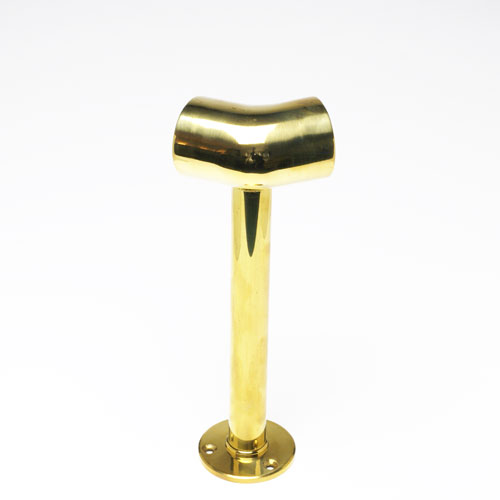 足掛金物 CPB-4 足掛ブラケット カウンター 足置きパイプ用 38mm 135度コーナー用 ゴールド