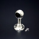 パイプブラケット 首長 ステンレス 38mm ブラケット 首長 受け金具 手すり ハンガー HRB-2SL エンド用 ヘアライン