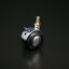 双輪キャスター 3分ボルトタイプ ストップ付 40mm