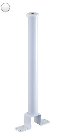 天井吊り棒 L型金具タイプ CBD-SD1610 φ16 x 1000mm ホワイト【あす楽対応】
