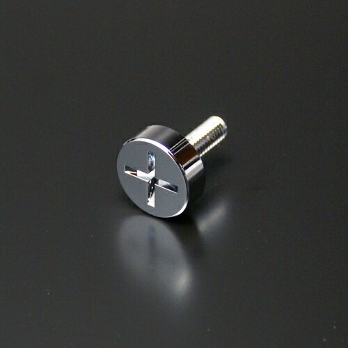 化粧ビス M6 20mm ボルト長 12mm 真鍮製 サインボード 装飾ビス 飾りビス クロスタイプ EPS-N20C-12 ク..