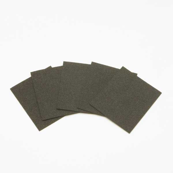 硝子用ジョイントゴムパッキン 1.0mm厚 黒 ※1袋15枚入