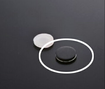 組立パイプシステム UPS-13C 13mm丸パイプ用 貼付ゴムS（黒） ※1袋20個入