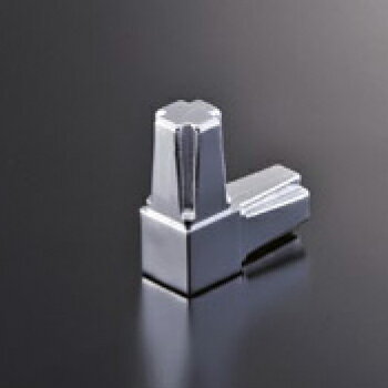 組立パイプシステム UPS-19S 19mm角パイプ用 コネクター 2P クロームメッキ