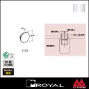 ロイヤル ベルラキャップL(切り穴隠しラージタイプ) BE-CA-L 19 ホワイト