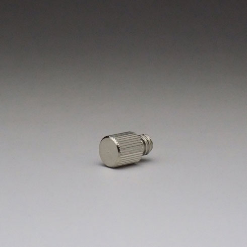 棚ダボ 棚受ダボ ダボ棚 9mm オン 小 ローレット付 （1/4ネジ）