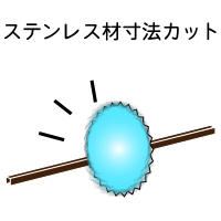 ステンレス材 寸法カット