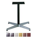 テーブル脚 アイアン DIY 脚 パーツ AB2650 ベース463x463 パイプ42.7φ 受座240x240 アルミシルバー/塗装パイプ AJ付 高さ700mmまで|詳細画像