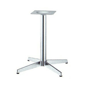 テーブル脚 アイアン DIY 脚 パーツ ベストS2650 ベース465x465 パイプ60.5φ 受座240x240 ショットクローム AJ付 高さ700mmまで