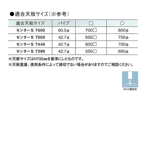 テーブル脚 アイアン DIY 脚 パーツ センターS7390 ベース390φ パイプ42.7φ 受座24...