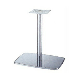 テーブル脚 アイアン DIY 脚 パーツ イオンS7600 ベース600x420 パイプ60.5φ 受座240x240 クロームメッキ AJ付 高さ700mmまで