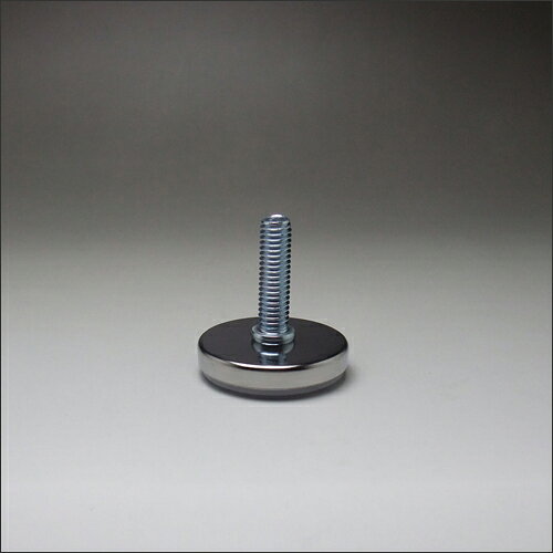 DSPポール脚用 アジャスター 60mm クロームメッキ(樹脂底) [2]