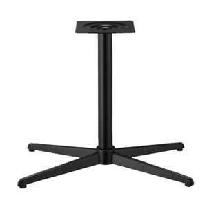 テーブル脚 アイアン DIY 脚 パーツ コルサS3800 ベース680x410 パイプ60.5φ 受座240x240 黒紛体塗装 AJ付 高さ700mmまで