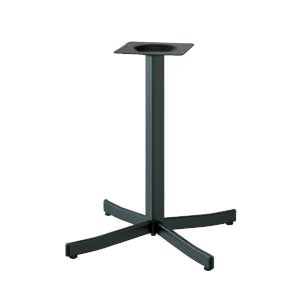 テーブル脚 アイアン DIY 脚 パーツ ローズE2800 ベース570x570 パイプ50x50 受座240x240 黒紛体塗装 AJ付 高さ700mmまで