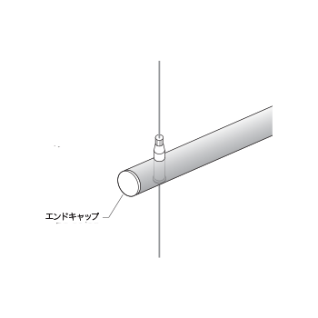 25mm丸パイプ RDP-P25S 895mm クロームメッキ