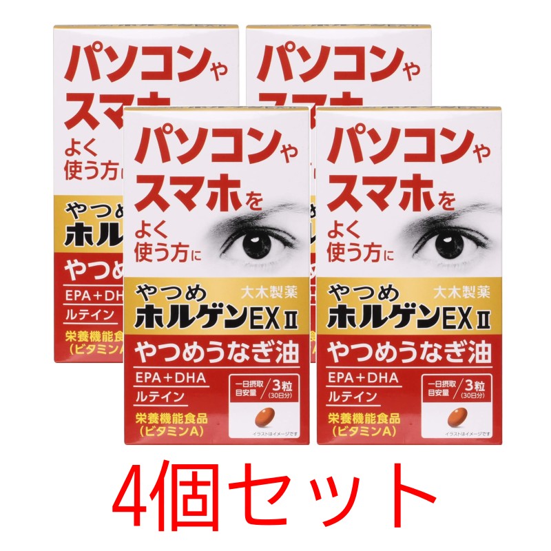やつめホルゲンEx2　(90粒)【4個セット】【大木製薬】