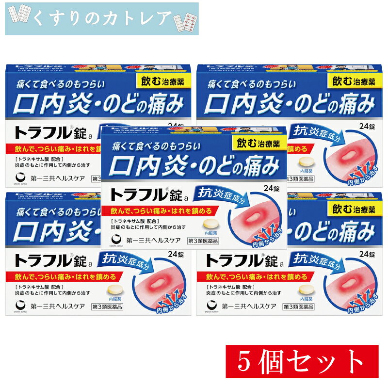 【第3類医薬品】トラフル錠 24錠【5個セット】【第一三共ヘルスケア】