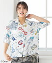 scolar スカラー 152728:orion×ScoLar リゾート柄シャツ
