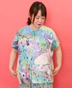 scolar スカラー 152680:メルヘンな海とクジラ柄プルオーバー