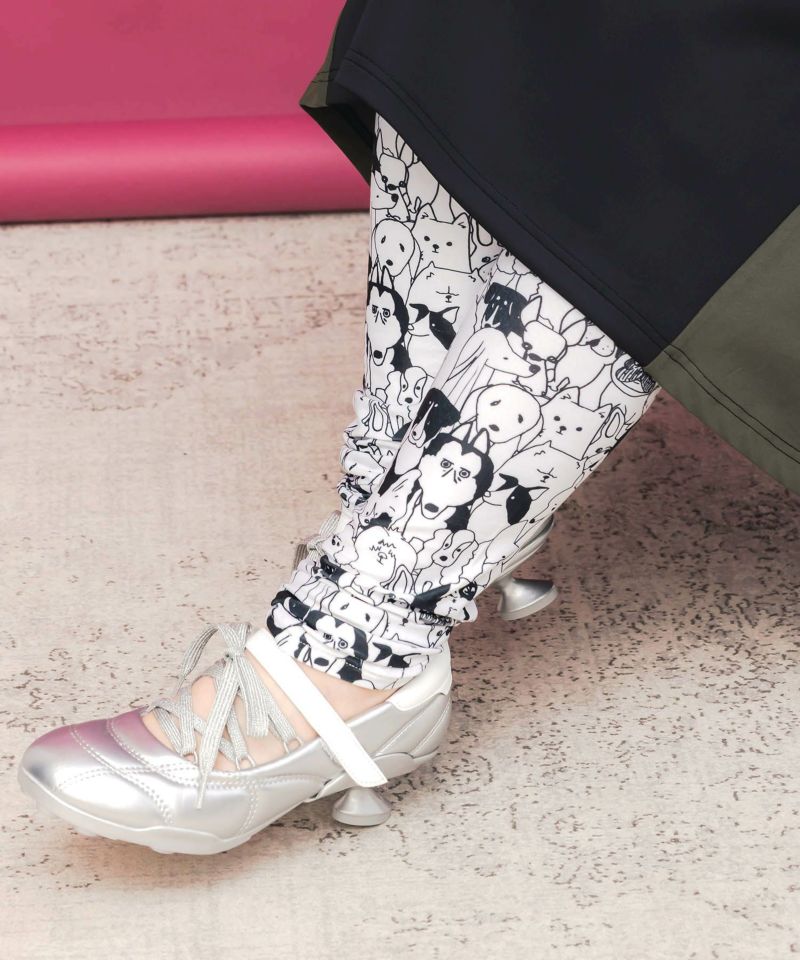 scolar スカラー 153724：スカラー3柄展開 裏起毛スムースレギンス