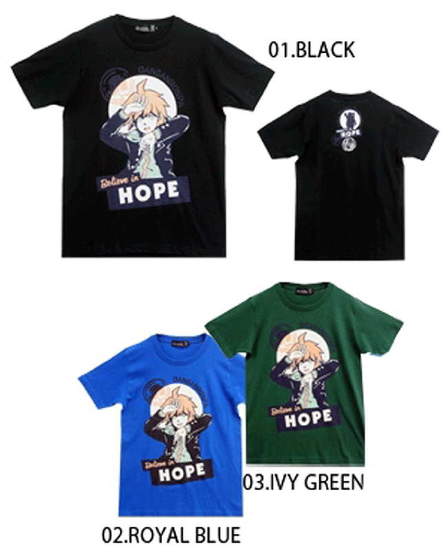 ＊NEW UP＊　『　LISTENFLAVOR　×　ダンガンロンパ　』　＼超高校級の幸運／苗木誠の希望Tシャツ ダンガンロンパTシャツ　LISTENFLAVOR　リッスンフレーバー　ダンガンロンパ　モノクマ　ケラ　KERA　ダンガンロンパパーカーモノクマパーカー