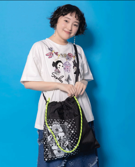 Rakuten - scolar スカラー　661436：ハートの女王スカラーちゃん柄配色バッグ