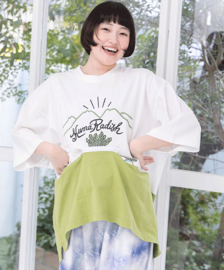 Rakuten - scolar parity スカラーパリティ　361119：山からクマ大根Tシャツ
