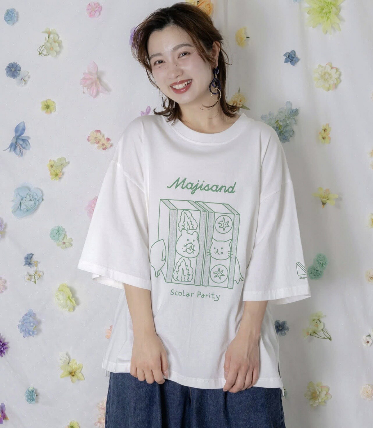 Rakuten - scolarparity 　スカラーパリティ 362107：Majisand×Parity クマネコサンドTシャツ