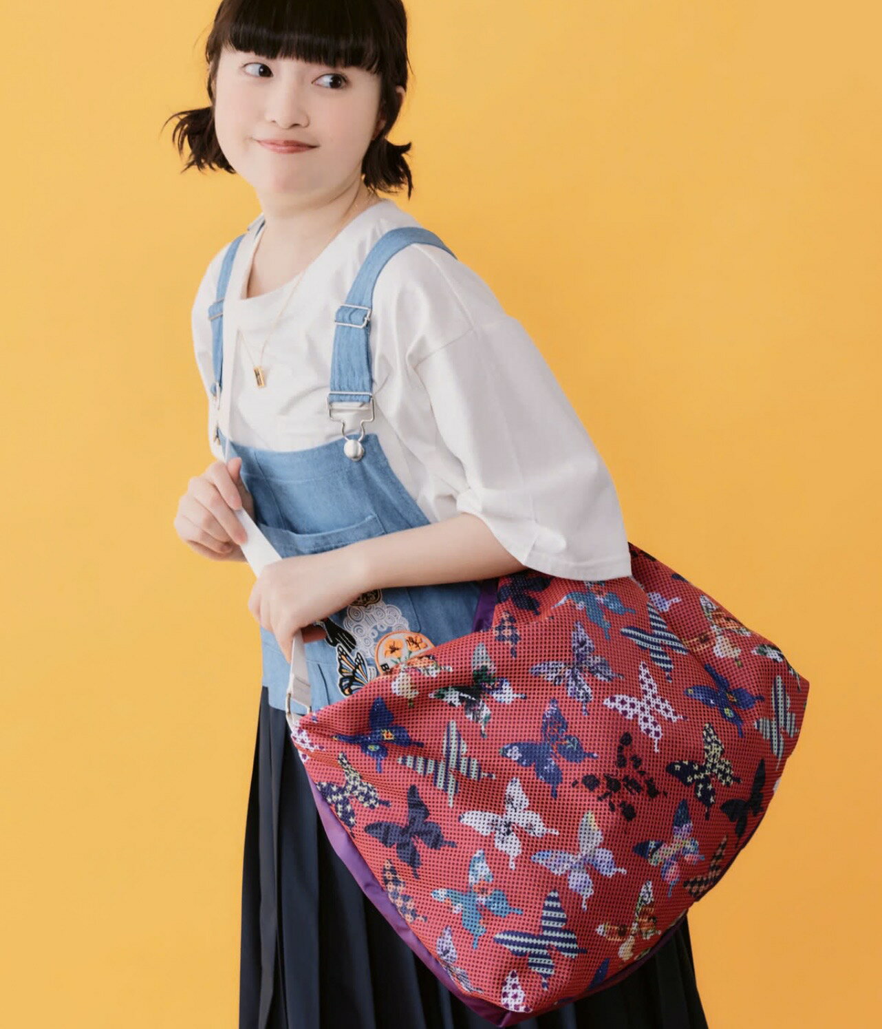 Rakuten - scolar スカラー 662435：3柄展開 POP柄メッシュショルダーバッグ