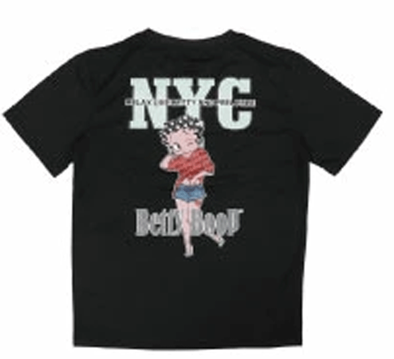 ＊NEW UP＊＜　男女兼用　＞　ベティーちゃんTシャツ　ベティーブープ Betty Boop　ベティーちゃん　　ベティーちゃんティーシャツ　ベティーTシャツ　吸水速乾　Tシャツ