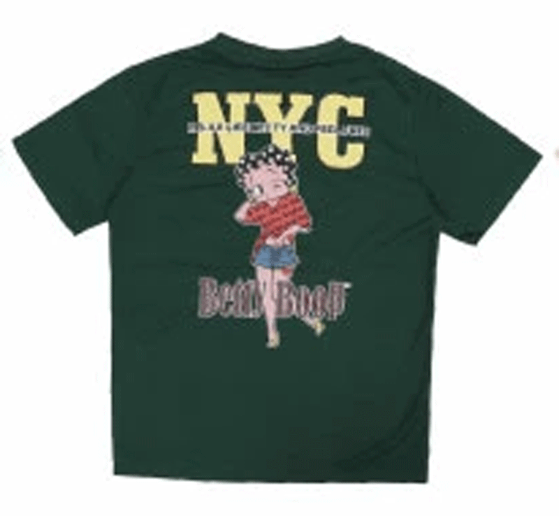 ＊NEW UP＊＜　男女兼用　＞　ベティーちゃんTシャツ　ベティーブープ Betty Boop　ベティーちゃん　　ベティーちゃんティーシャツ　ベティーTシャツ　吸水速乾　Tシャツ