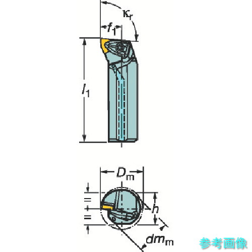 メーカー：サンドビック(株)コロマントカンパニー 在庫状況：仕入先在庫品 納期：お支払い確認後の3営業日以内出荷予定（欠品時は早急にご連絡致します。） 商品特長： ●優れた剛性の内径旋削用ダブルクランプボーリングバイトです。●内部クーラント対応です。●高い工具剛性です。 用途： ●内径旋削・ネガチップ対応。●荒加工から仕上げ加工まで対応。 仕様： ●ゲージチップ：WNMG 08 04 08●切り込み角：95●f1：35●l1：350●DMM：50●Dm_min：63●チップ締め付けトルク：3.9●サンドビック　コロターンRC　ネガチップ用ボーリングバイト