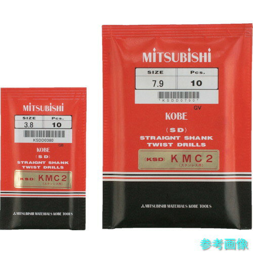 三菱K KSDD0280 KSD コバルトステンレス加工用 ストレートハイスドリル 2.8mm 【10本】