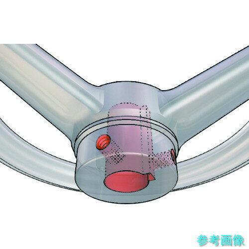 イマオ V100-KM13 ハンドル 朝顔型ハンドル車(加工付) ハンドル高さ40mm ボス高さ25mm 【1個】 2