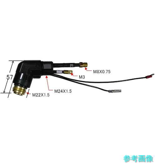 《基本メーカー直送》 ダイヘン H1008B00 トーチボディ CT-0552用 【1個】